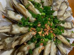 葱油蛏子-温州一家人美食(西木头市店)