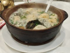 有机咸豆浆煮手打鱼腐-禾府酒家·传统广府味(番禺店)