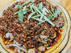 热拌牛肉-人和水上飘(第一家店)