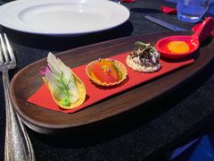 分子料理前菜-wann lounge 低温慢煮牛排·清吧