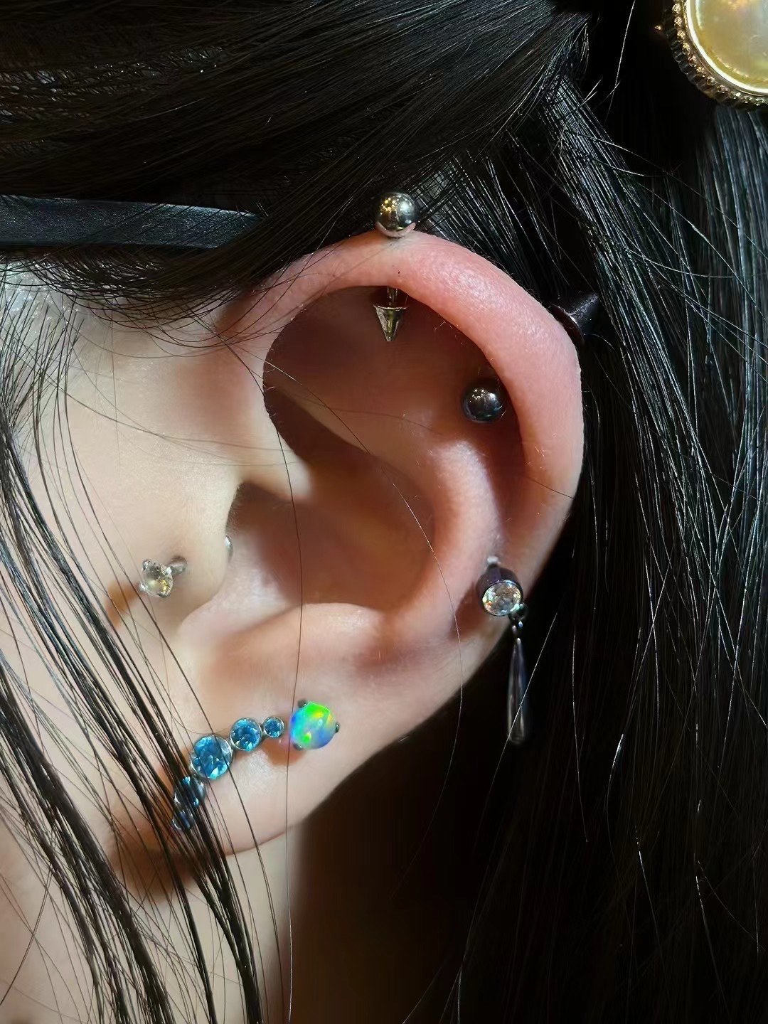 小巧骷髅耳钉✨