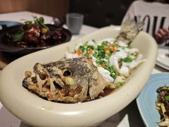 油淋鲈鱼-鹿港小镇(悠唐店)