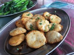 煎墨鱼饼-胜记大排档·台山本地海鲜·台山黄鳝饭