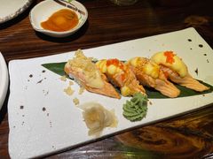 火炙三文鱼寿司四味-鸟鹏烧鸟居酒屋(熙龙湾店)