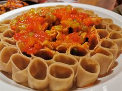 西红柿浇汁莜面-西贝(上海新梅广场店)