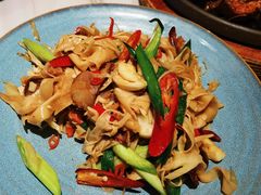 xo酱爆炒菌菇-鹿港小镇(霄云店)