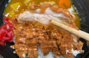 Sauce Chicken Cutlet Curry Rice