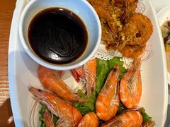 美味椒盐鲜虾-紫光园·烤鸭·北京菜(团结湖店)