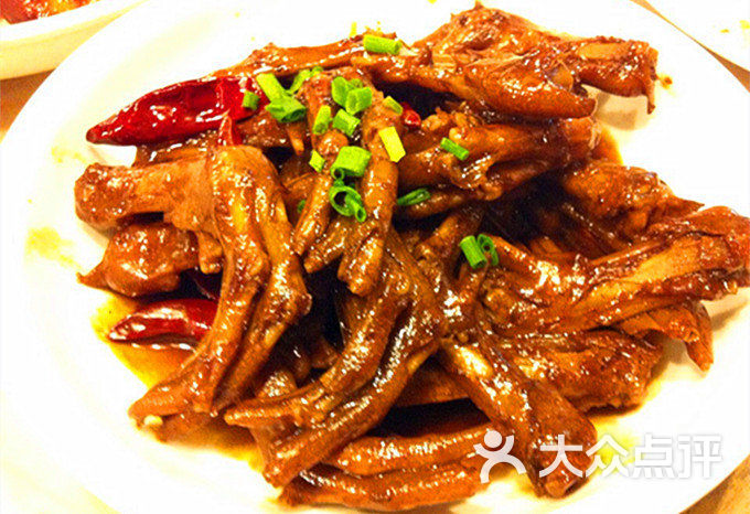老头儿油爆虾招牌红烧鸭爪图片-北京杭帮菜-大众点评网