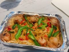 椰香咖喱鸡肉意面-达美乐比萨(红山店)