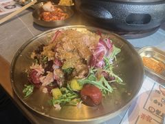 -草家酱蟹炭火烤肉店(珲春南路一店)