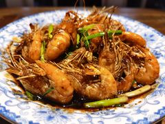 老头儿油爆沼虾-老头儿油爆虾(胜利河美食街店)