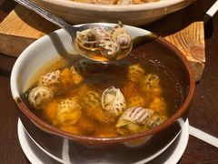 古越陈酿煮花螺-杭州西子湖四季酒店·金沙厅