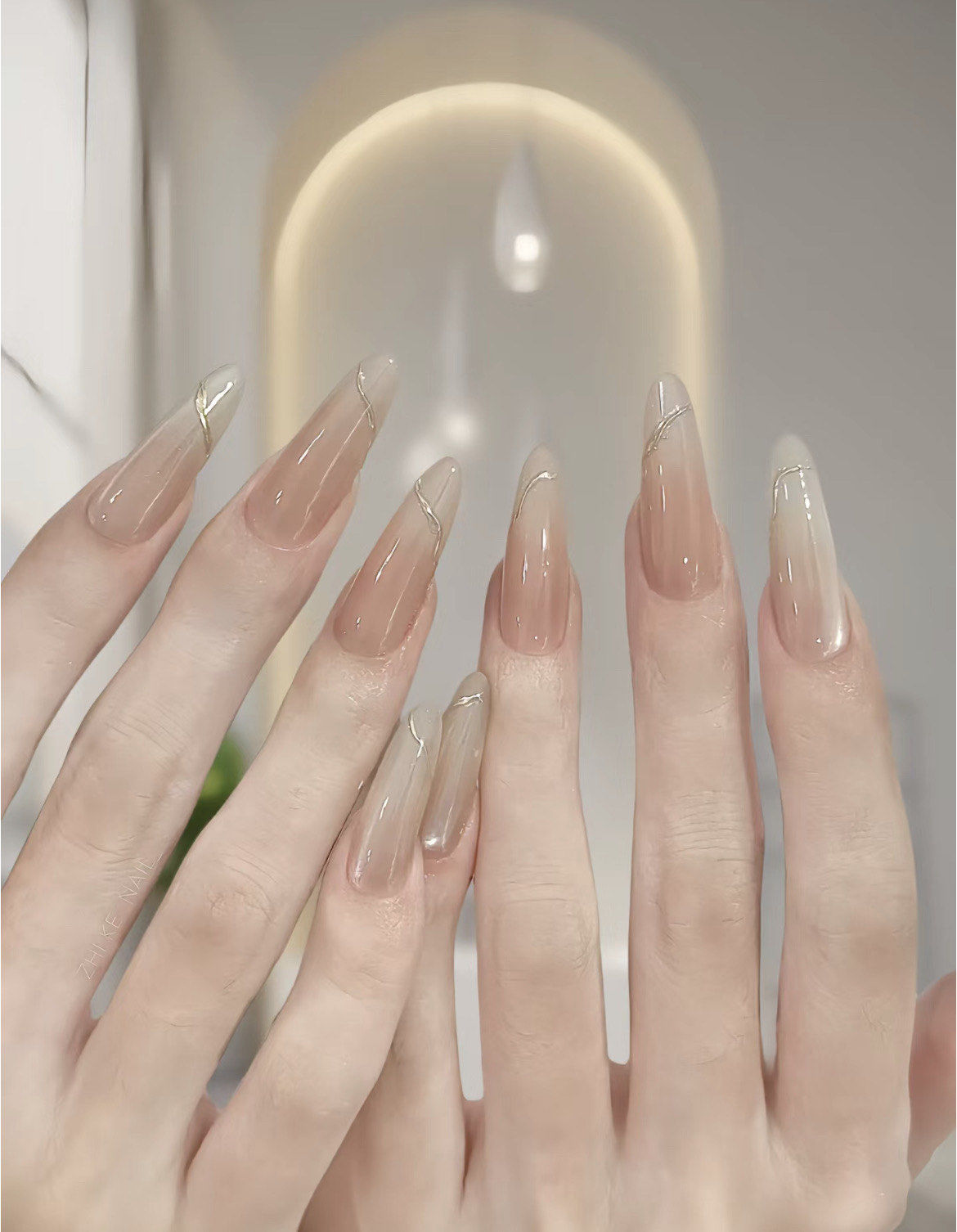 简约又大气的美甲#好看的美甲 #美甲款