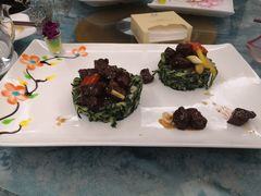 脆瓜炒雪花牛肉粒-香云轩·顺德菜(香云纱园林酒店店)