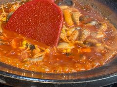 八爪鱼微辣-红辣椒八爪鱼特色韩国料理