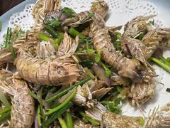 椒盐皮皮虾-老家黄墩饭店