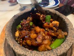 石锅杭椒牛蛙-桂满陇-西湖船宴(西单大悦城店)