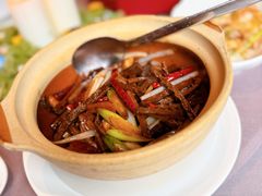 石锅福建笋芽尖炒腊肉-遇外滩(BFC外滩金融中心店)