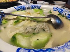 丝瓜腐竹浸鱼滑-米庄·原味私房菜(骏壹万邦店)