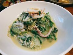 笔管鱼炒小白菜-必点海鲜·鲅鱼水饺(鞍山西道店)