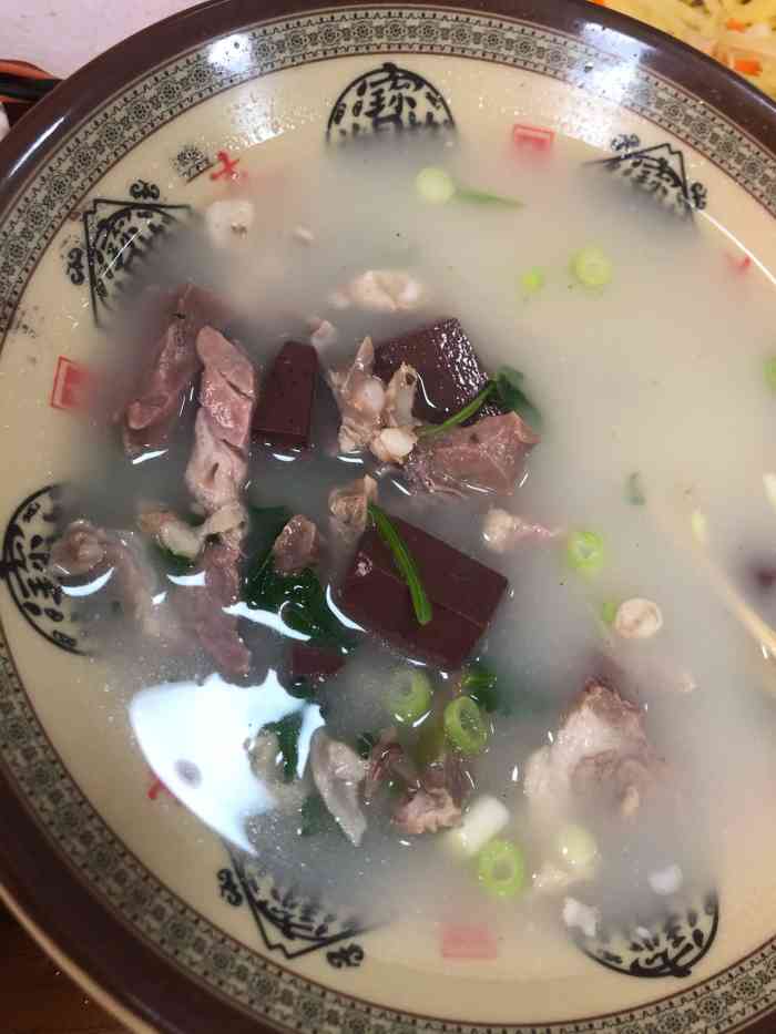 铁岭火勺羊汤-"喜欢喝羊汤,两个人要的肉he羊杂两掺两碗.