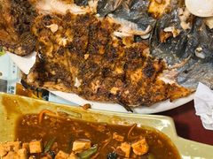 -北京龙庆四季香农家饭庄·灶台鱼·碳烤虹鳟鱼(龙庆峡店)