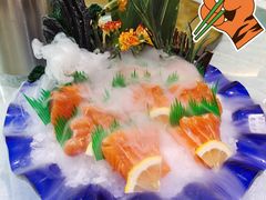 三文鱼刺身-东北大院·东北菜(三台子店)