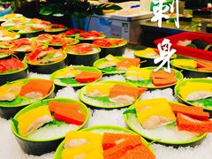 三文鱼刺身-V-ONE西雅图海鲜自助餐厅(仓山万达广场店)