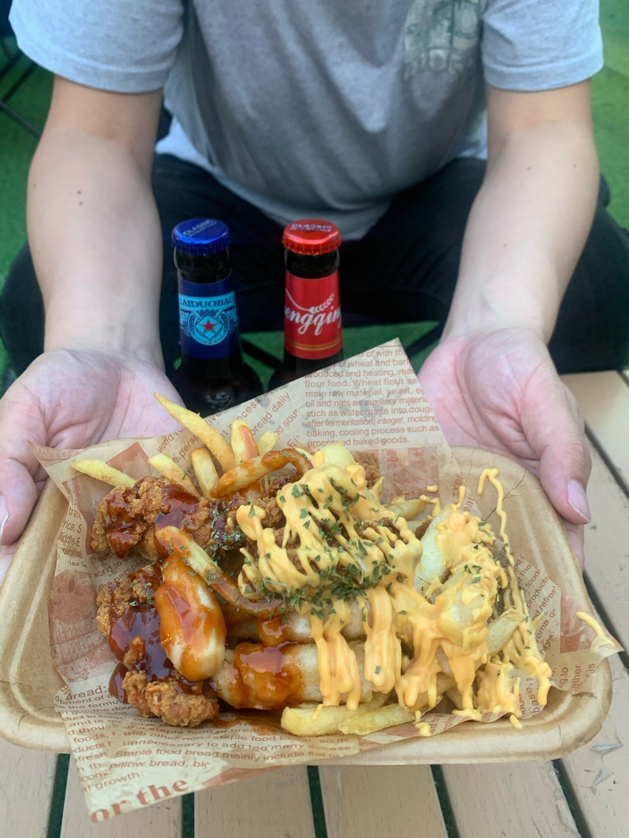 炸鸡配啤酒,简直是人生一大乐事