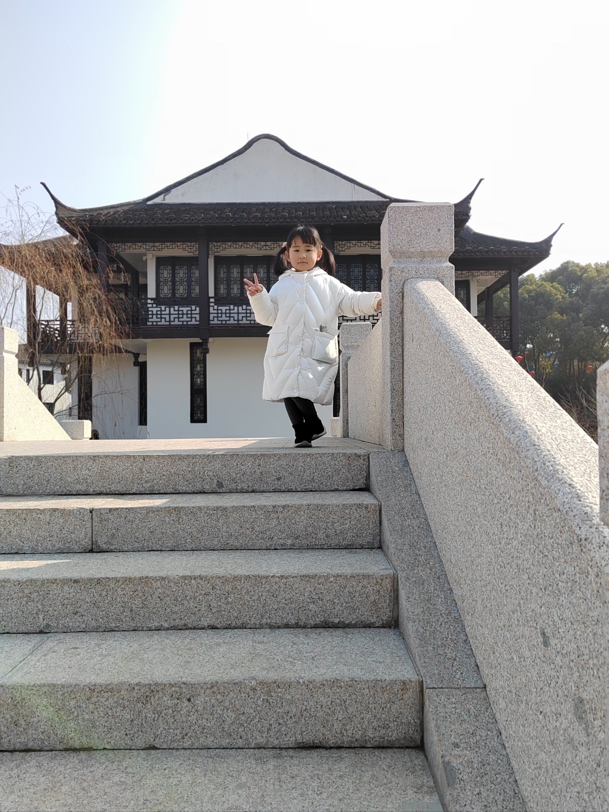 堰桥吴文化公园,古香古色,天气好带小孩去