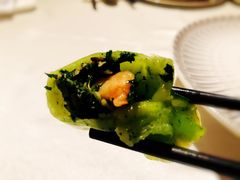 蟹肉菠菜鲜虾饺-皇朝会.经典传统粤菜(外滩店)