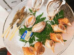 弹牙黄油大连鲍-白仁仔· 活烤海鲜 宵夜(豫园店)