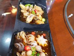 -东来菜馆•手抓海鲜家常菜•海鲜锅贴(鸽子窝店)