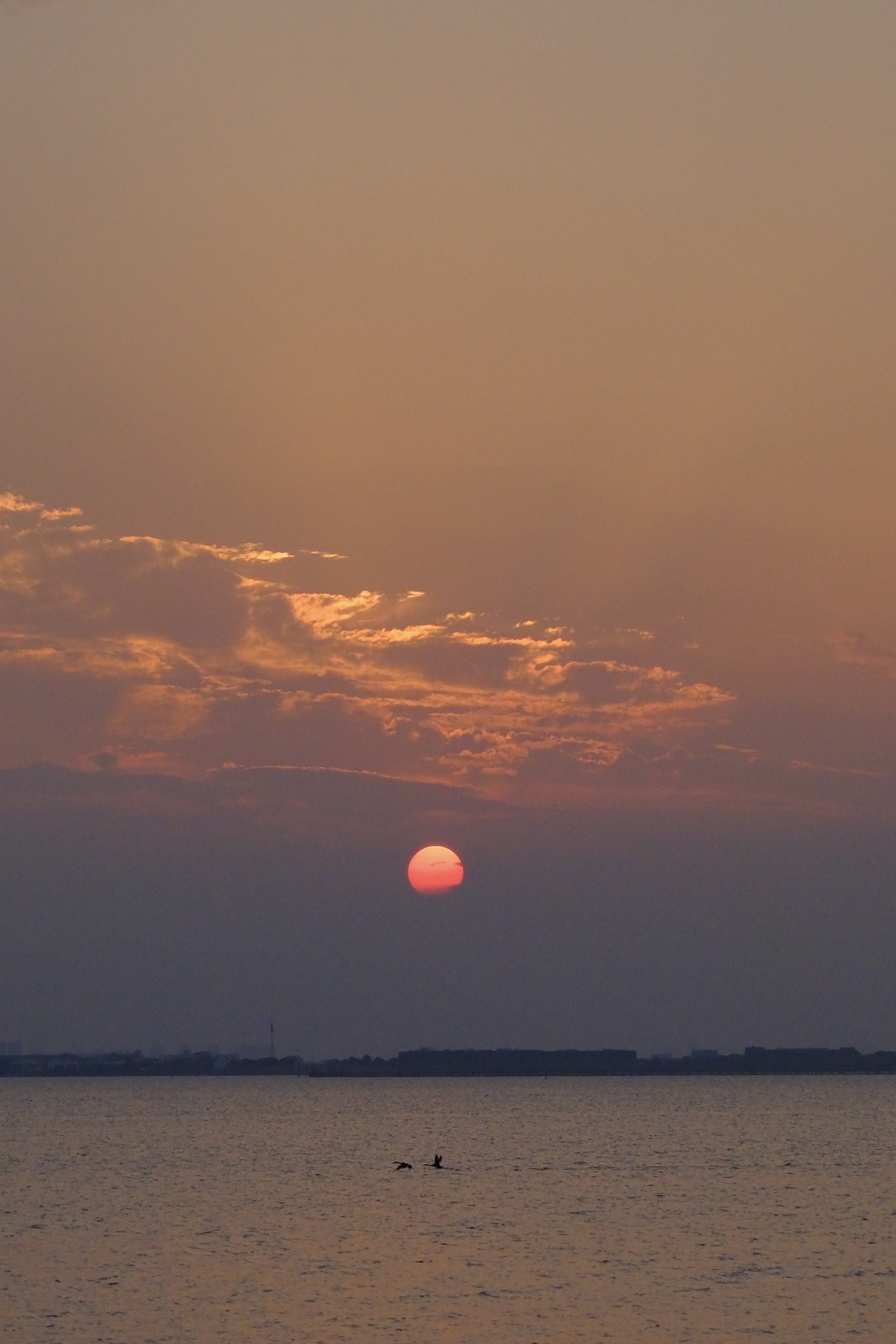 夕阳背景图落山图片