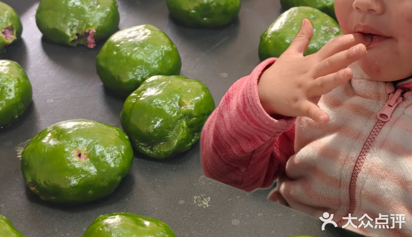 春天搬上娃餐桌！清明必做青团，宝宝一个接一个