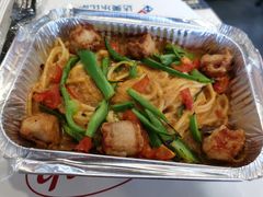 椰香咖喱鸡肉意面-达美乐比萨(石景山万达店)