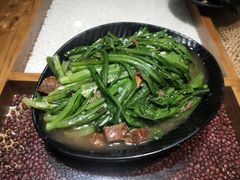 豆豉鲮鱼油麦菜-潮十三潮汕砂锅粥(高新四路大都荟店)