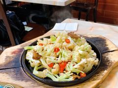 铁板有机花菜-李师傅脆肚(梅林店)