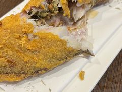 东平湖爆煎鱼-老牌坊鲁菜名店(宽厚里店)