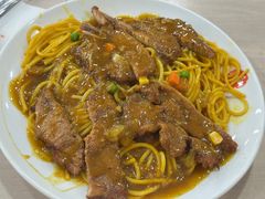 咖喱猪扒意粉-喜莲咖啡