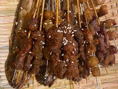 烈火牛肉-美膳居川菜馆油焖大虾烧烤(卓刀泉店)