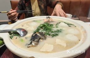 Fish Head Soup Dumplings in Clay Pot