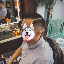-595barbershop美式油头