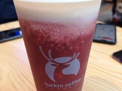 桃桃芝士红宝石茶-瑞幸咖啡(王府井购物中心店)