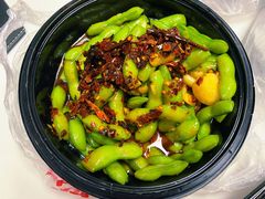 脆爽凉拌毛豆-靓靓蒸虾(中山公园店)