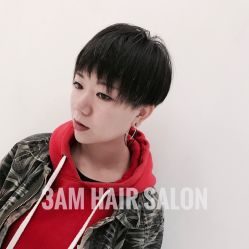 点击看大图 Yishen的短发作品-3AM HAIR SALON烫发染发接发