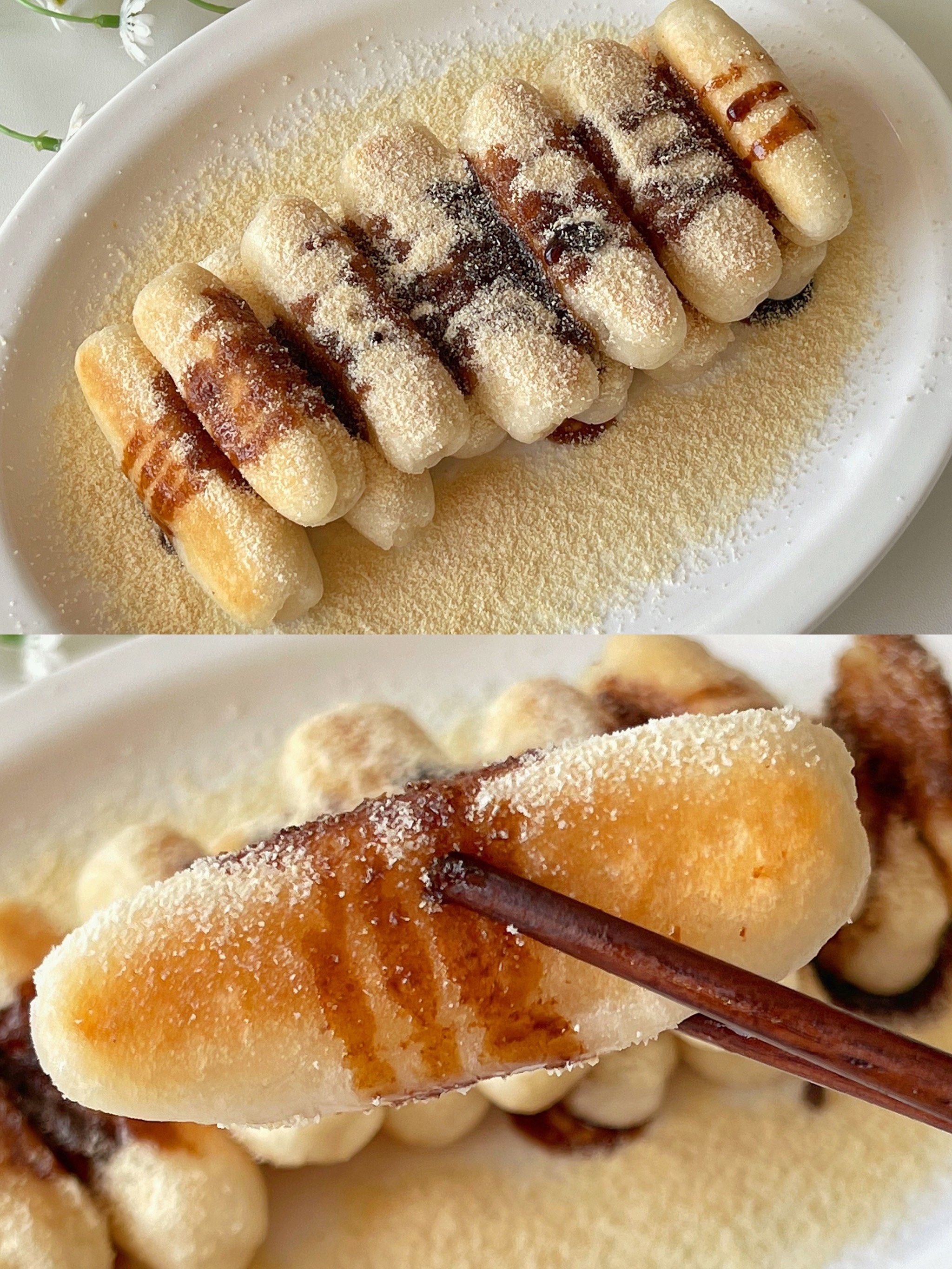 真想让你们试试这糯叽叽的红糖手指年糕