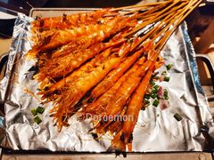 铁板火焰虾-绿茶餐厅(乐峰广场店)