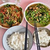 今天的家常菜有点辣